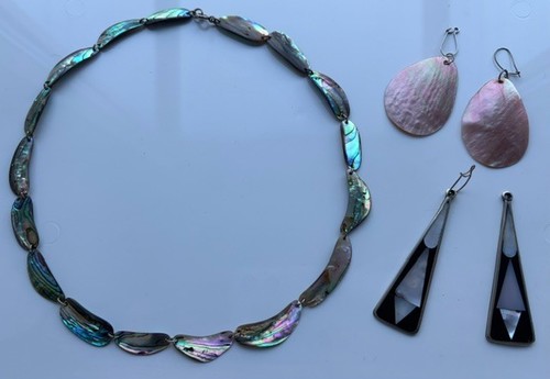 Vintage perlmutt kette - kette, /