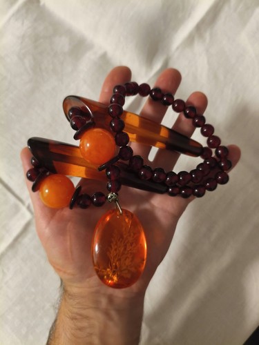 Vintage 70er statement kette - 70er,