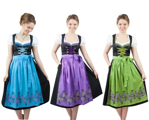 Dirndl 70er länge - dirndl, 34