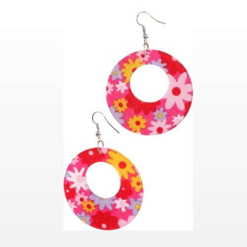 70er jahre ohrschmuck blumen - jahre,